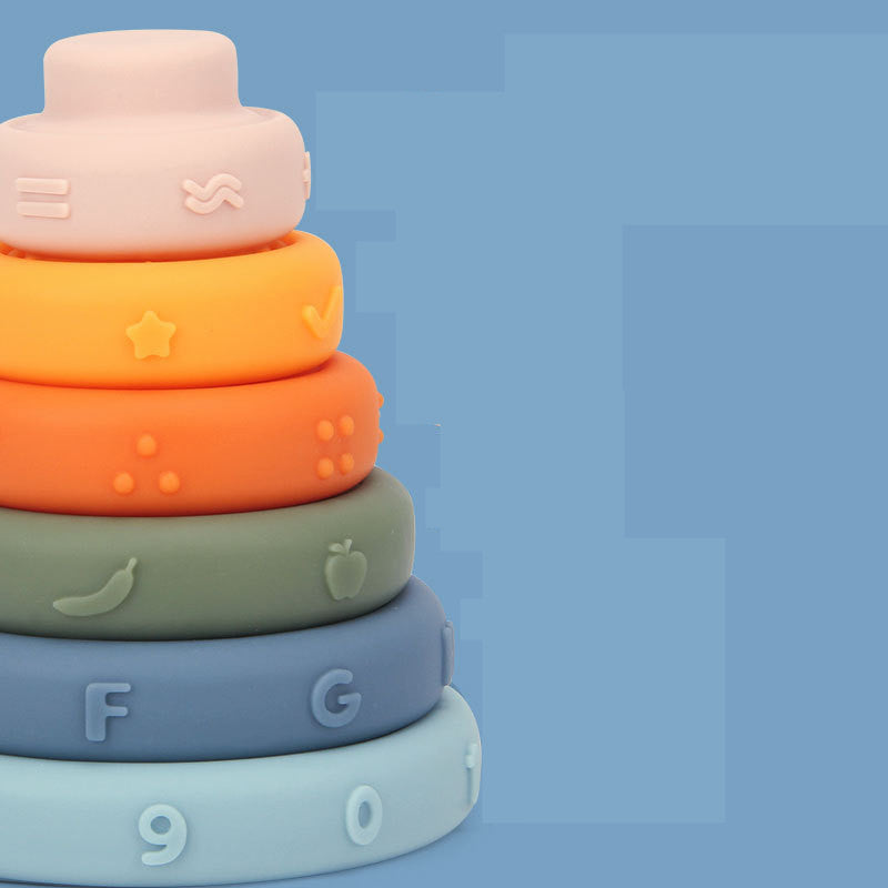 Stacking Silicone Baby Toy