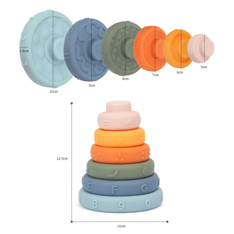 Stacking Silicone Baby Toy
