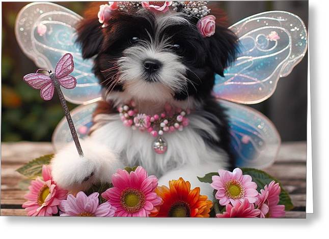 Fairy Dog - Greeting Card