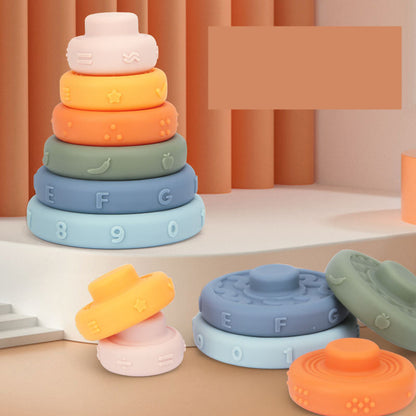 Stacking Silicone Baby Toy