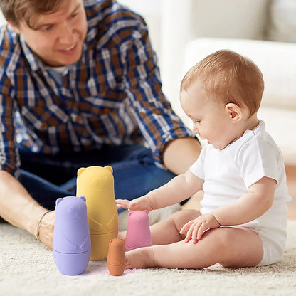 Montessori Nesting Doll Toy Baby's First Safe Explorer Set
