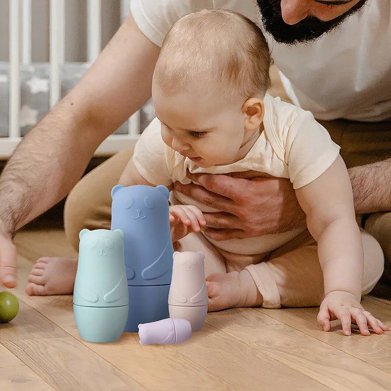 Montessori Nesting Doll Toy Baby's First Safe Explorer Set
