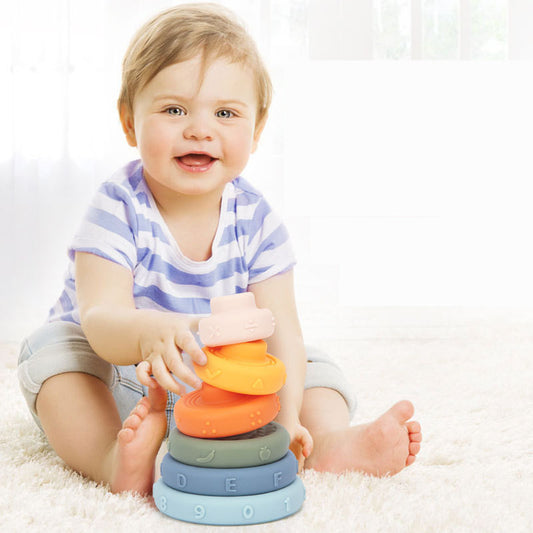 Stacking Silicone Baby Toy